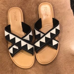 TOMS | Aztec Print Sandals Size 8